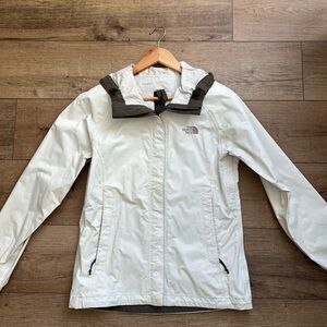 The North Face White Rain Jacket